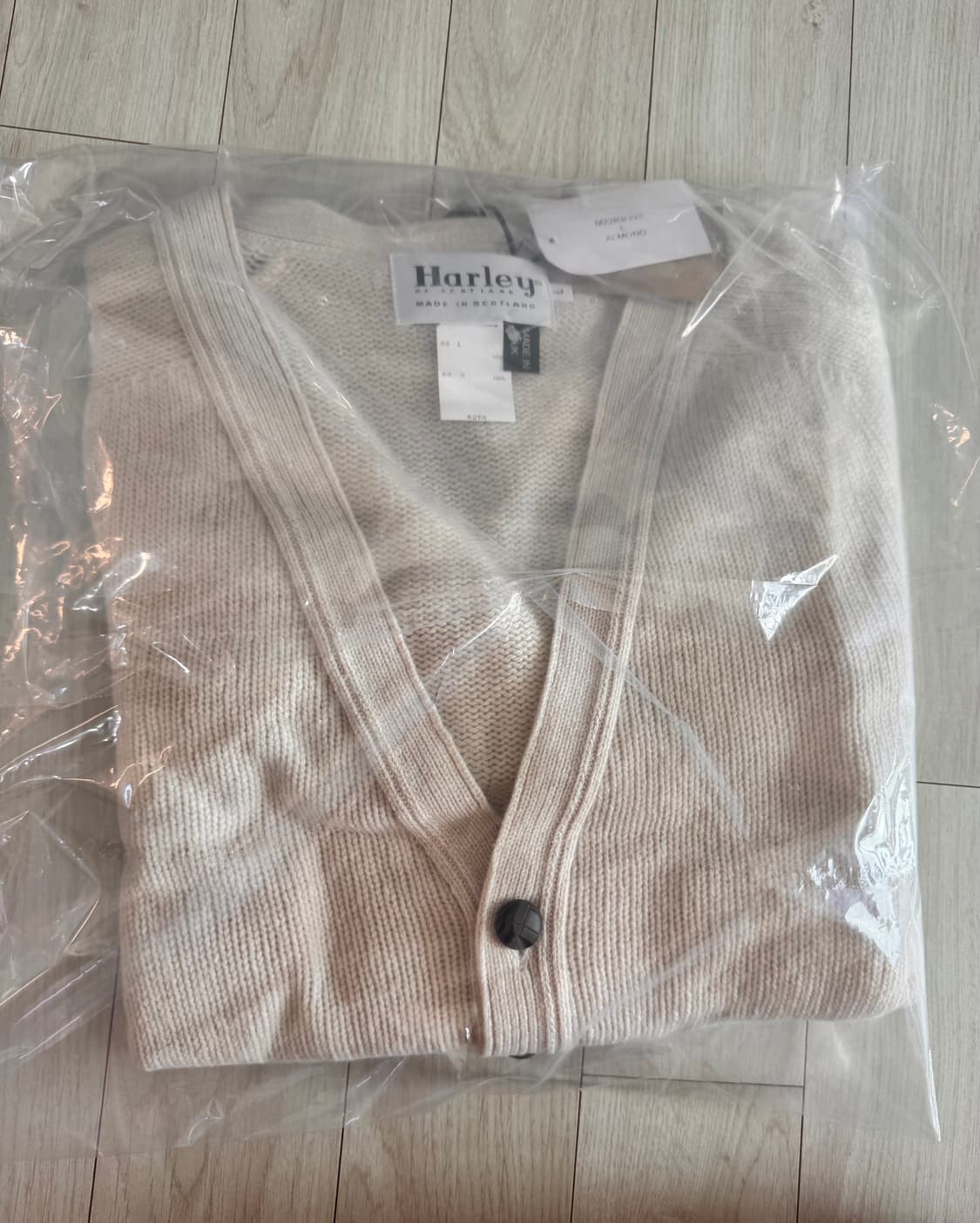 할리오브스코틀랜드  울 가디건 L 아이보리 (새상품) 상품이미지10