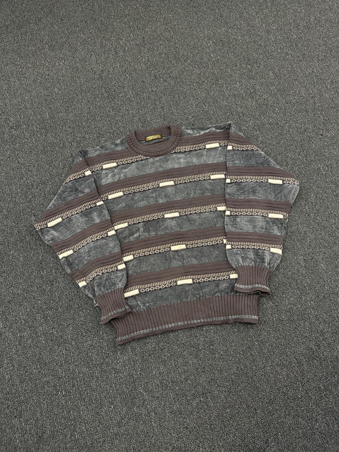 L) 재패니즈 빈티지 패턴 니트 스웨터 상품이미지1