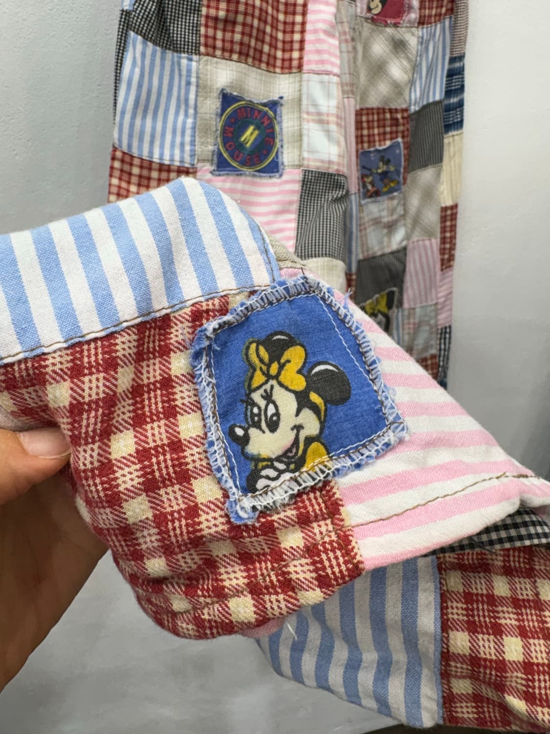 리메이크 패치 미키 팬츠 상품이미지4