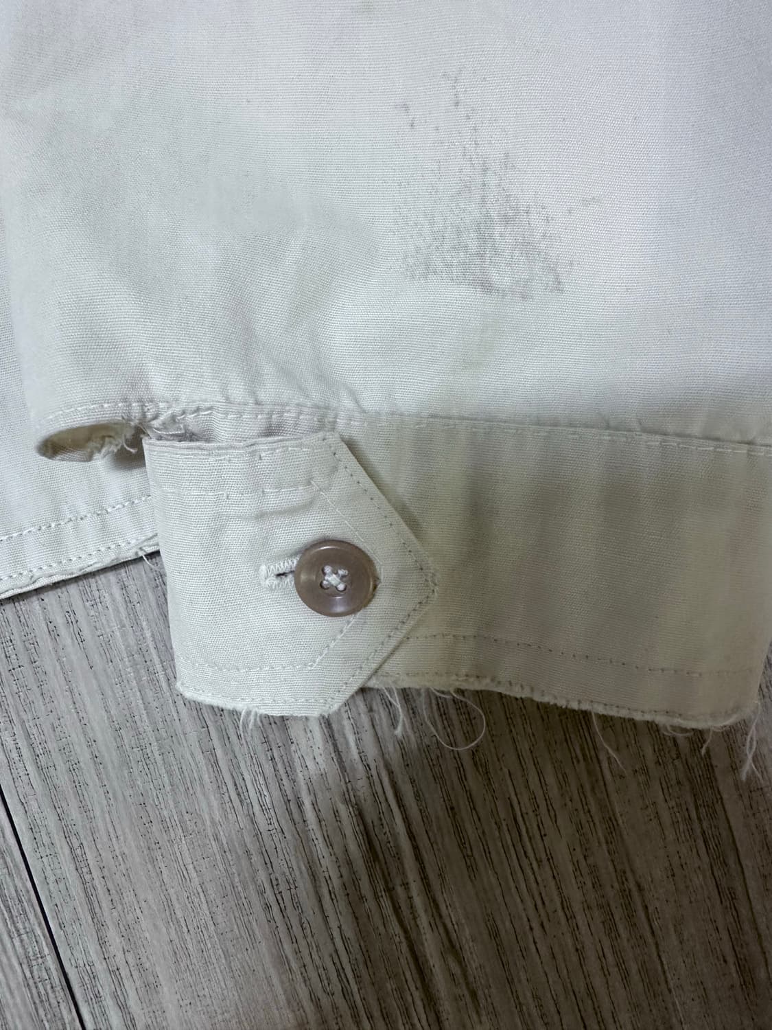 빈티지 챔피온 노트르담 대학교 화이트 자켓 상품이미지4