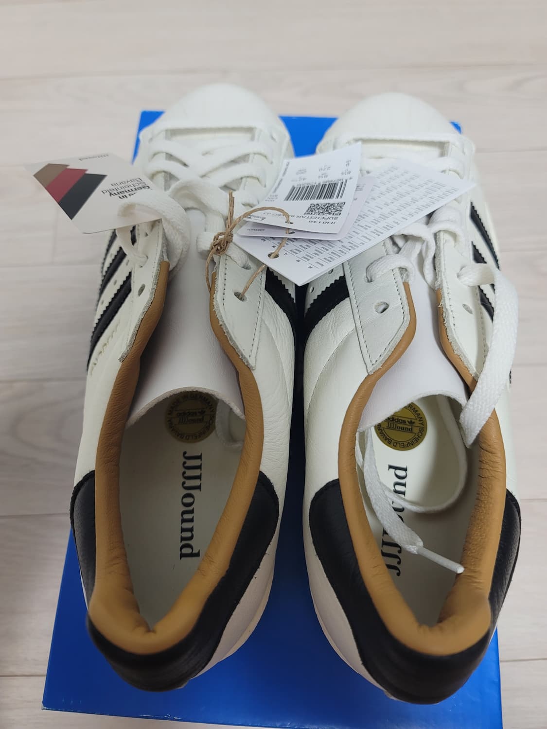 [270 새상품] 아디다스xjjjjound자운드 슈퍼스타 상품이미지3