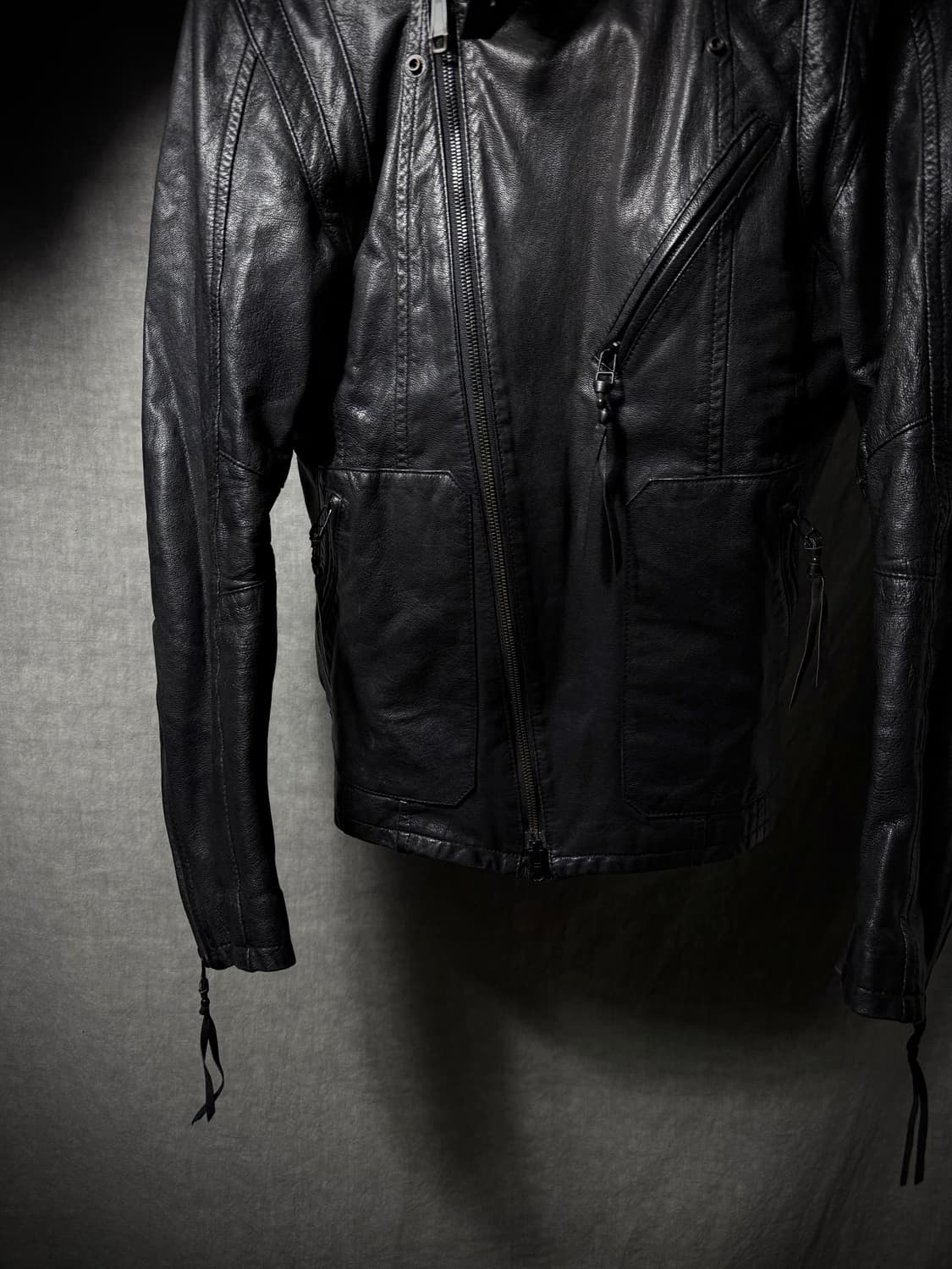 5351 POUR LES HOMME Leather Jacket 상품이미지4