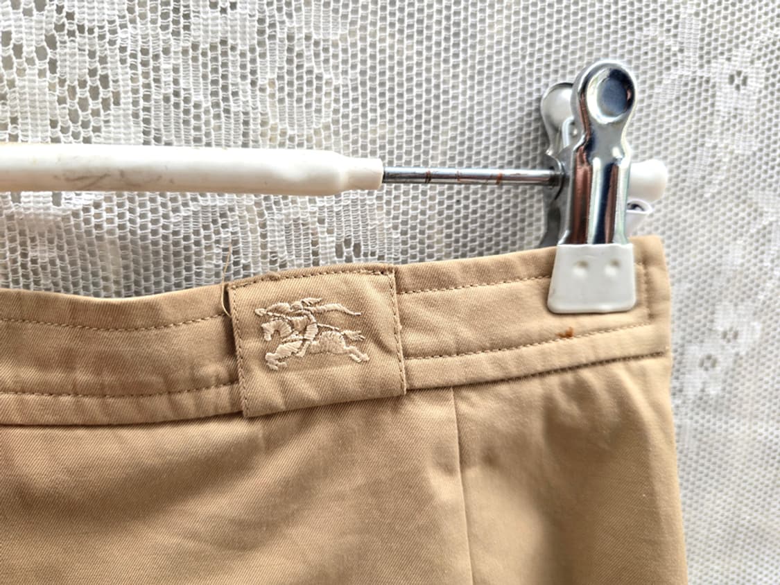 90s 버버리 코튼 스커트 상품이미지4