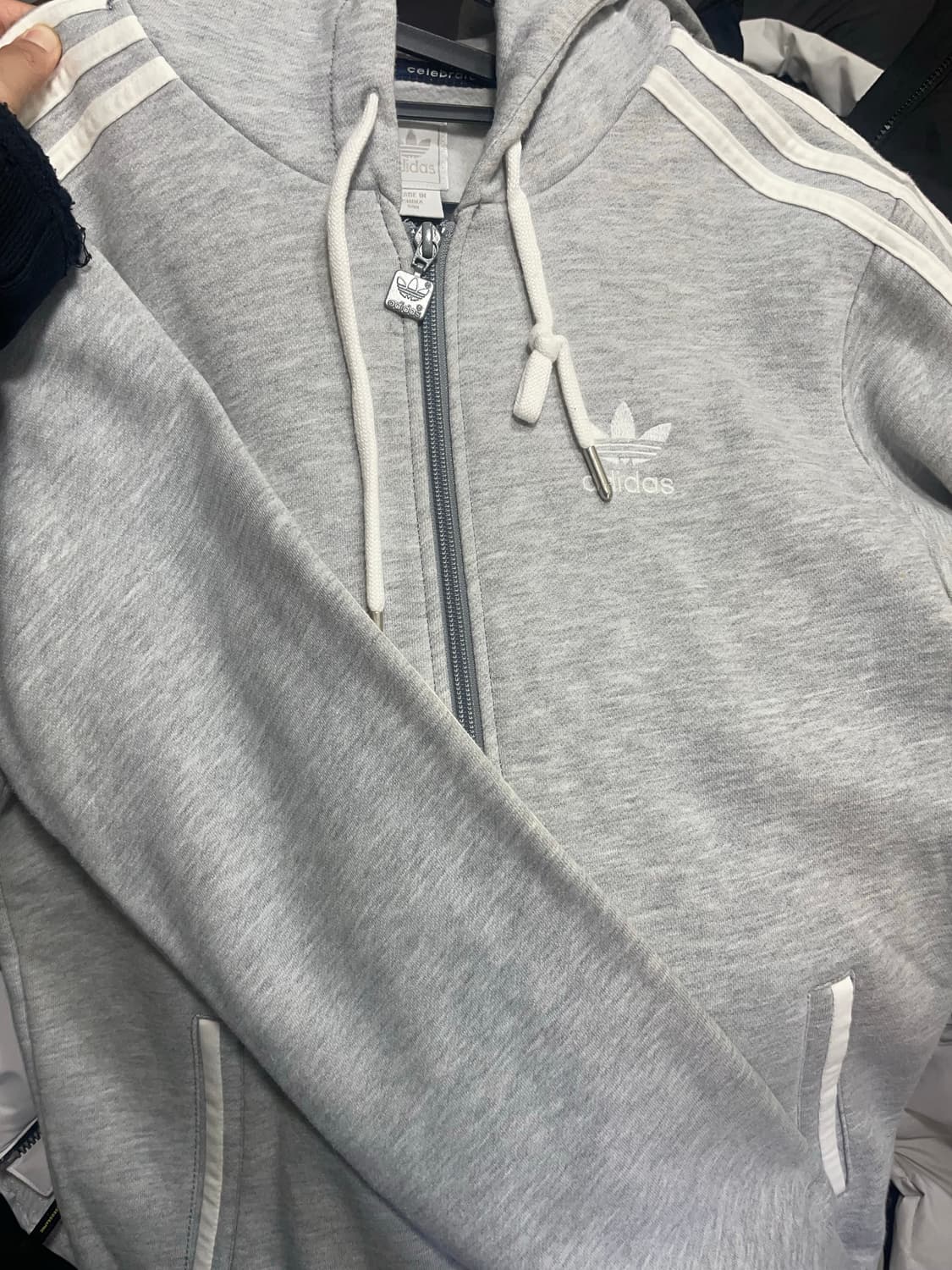 아디다스 그레이 집업 90 상품이미지2