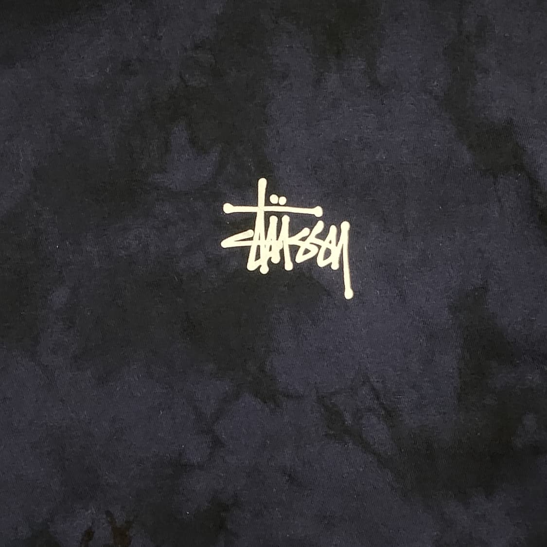 스투시 스탁로고 가먼트다잉 네이비 반팔티 상품이미지6