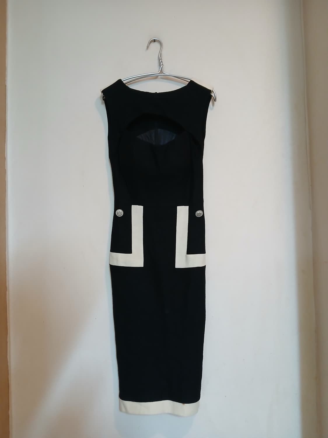 티아라 홀복 자켓 원피스 정장 세트 투피스 캡 배색 섹시 드레스 동대문 상품이미지5