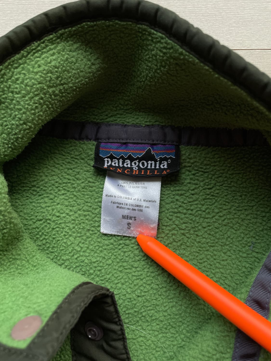 파타고니아 신칠라 그린 플리스 patagonia 상품이미지3