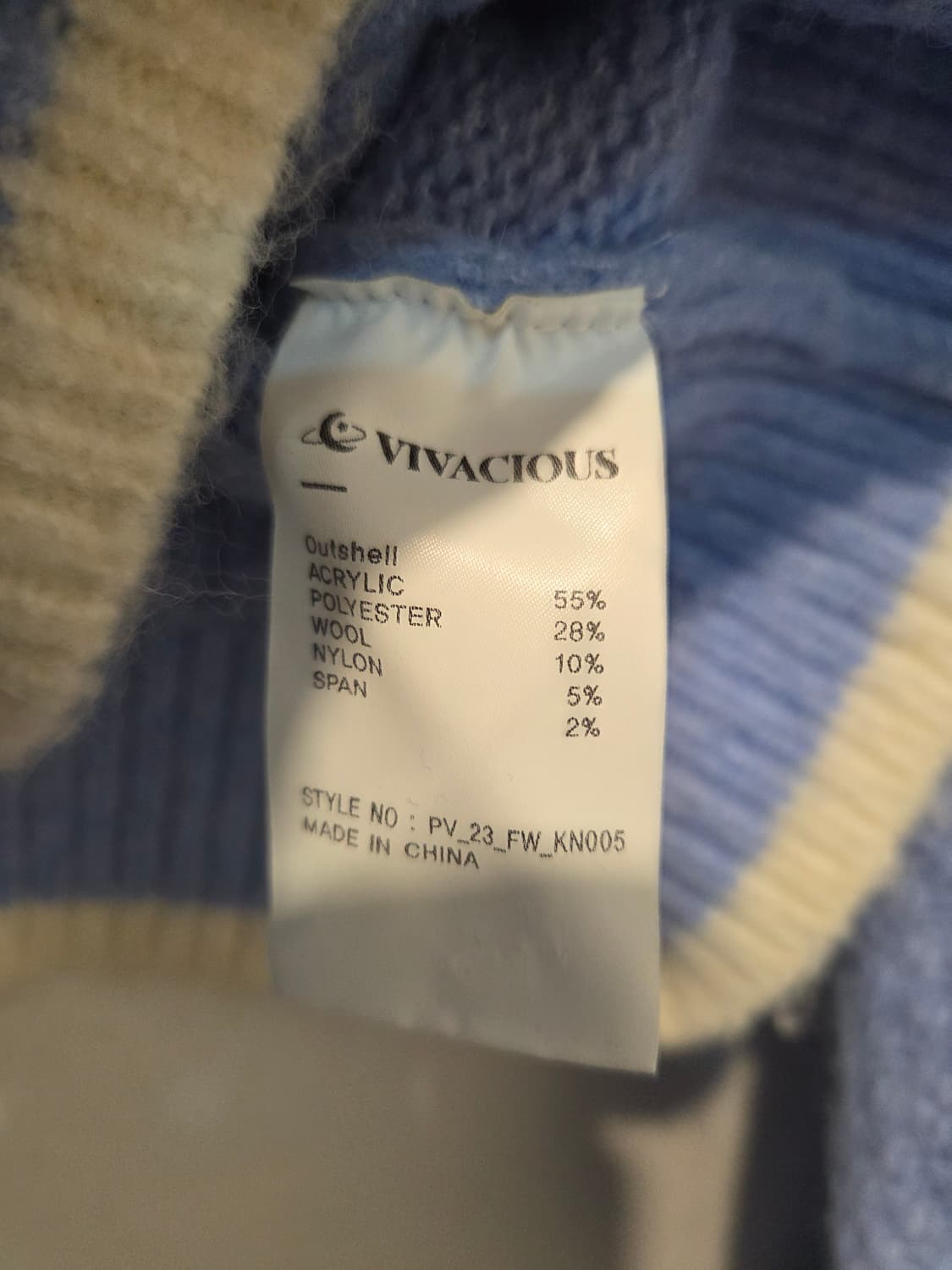 비바셔츠 카라넥크롭니트 상품이미지4