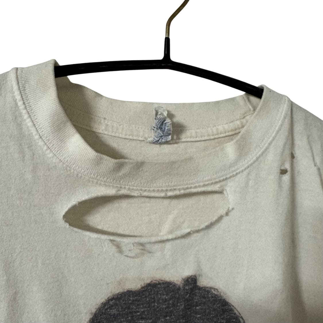 bjork 비요크 디스트레스드 나시 밴드티 상품이미지3