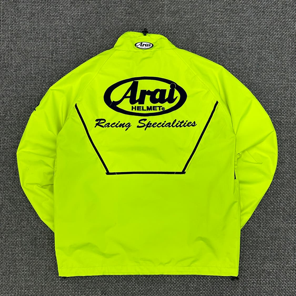 아라이 구형 형광 바람막이 점퍼 M 상품이미지8