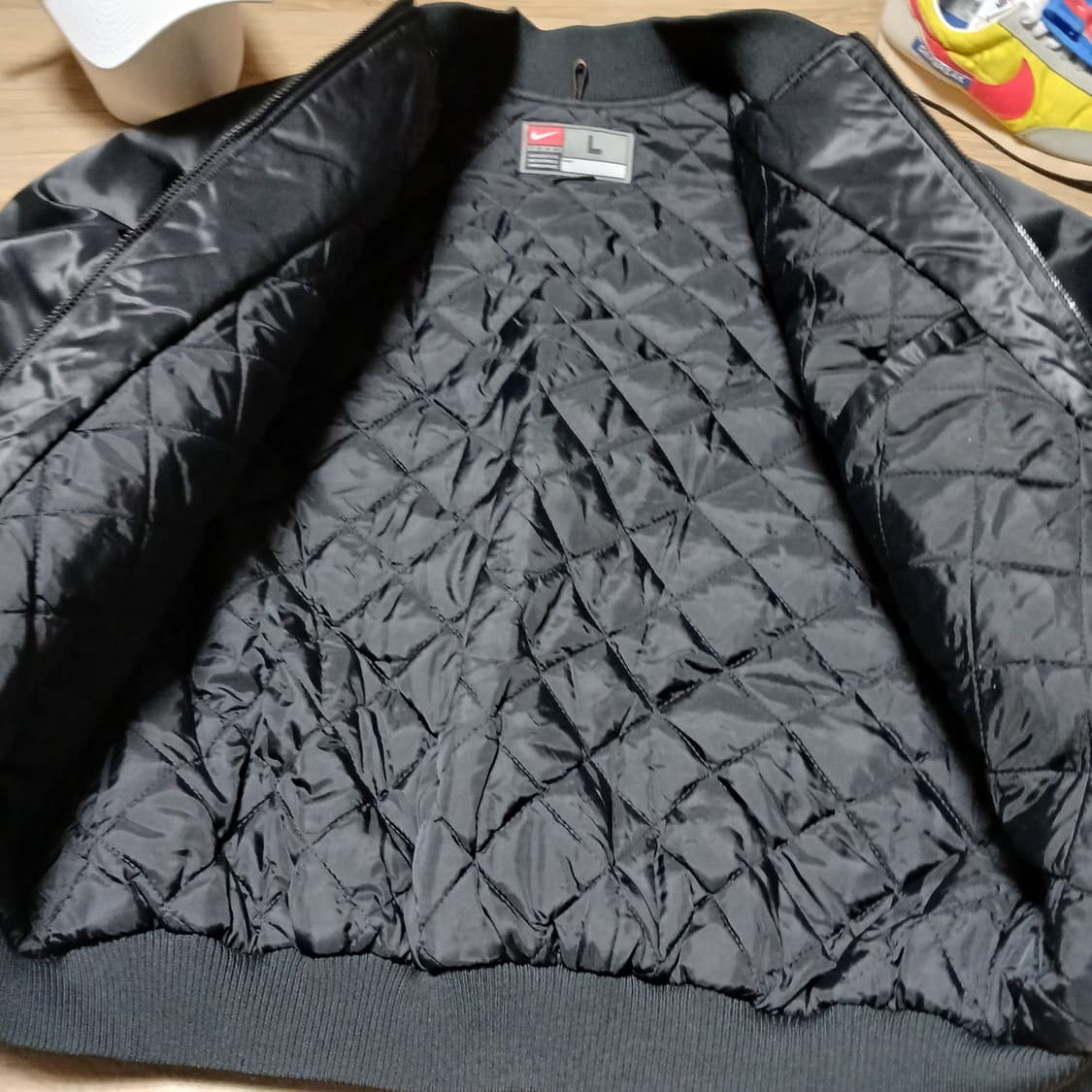 nike 나이키 올드스쿨 새틴 바시티 오버핏 야구점퍼 자켓 상품이미지6