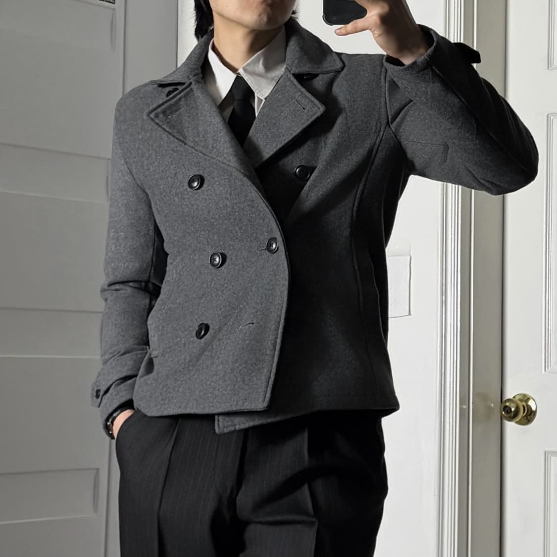 Nylaus 피코트 그레이 상품이미지2