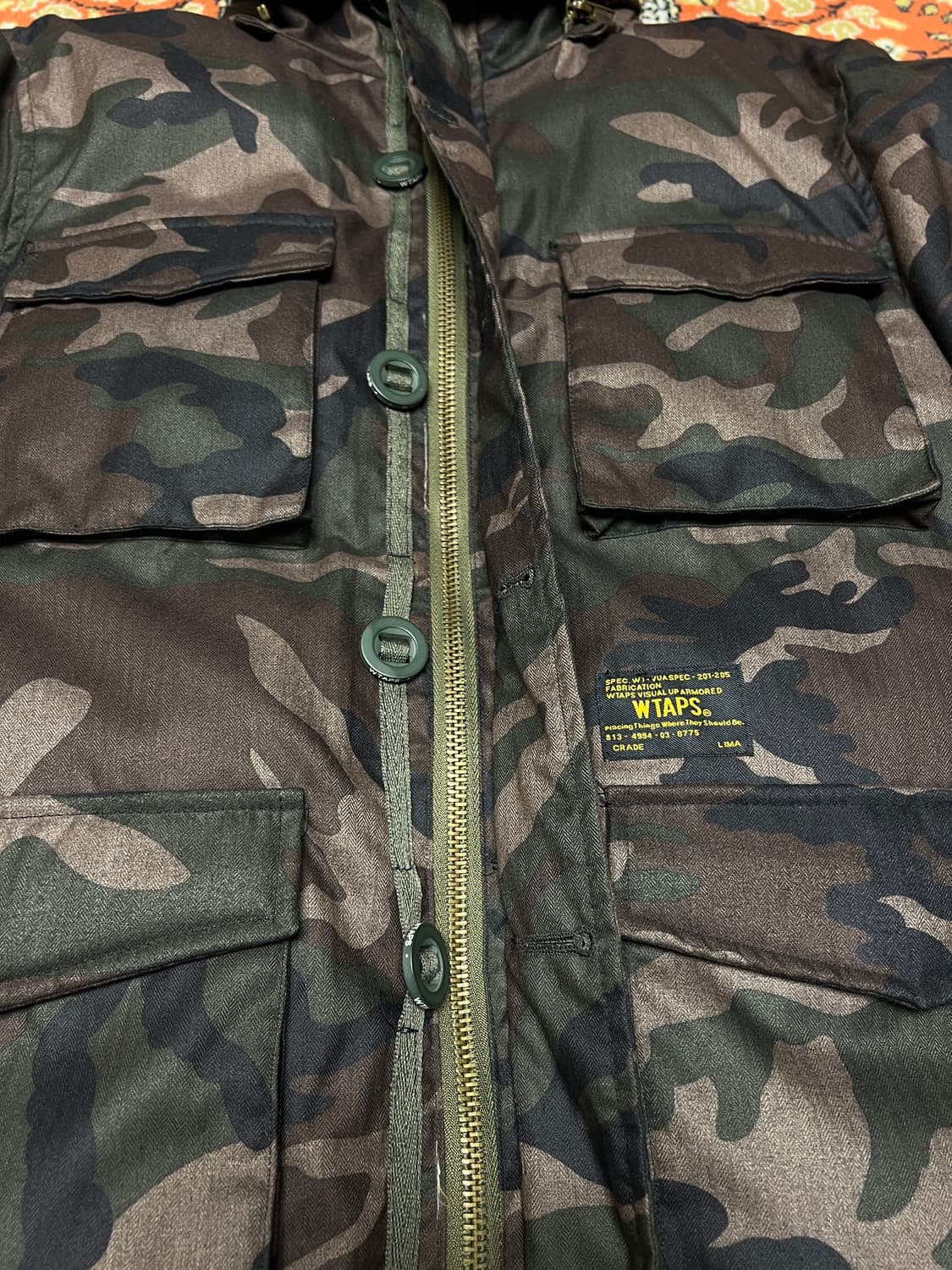 [XL] 더블탭스 카모플라쥬 패딩 파카 상품이미지5