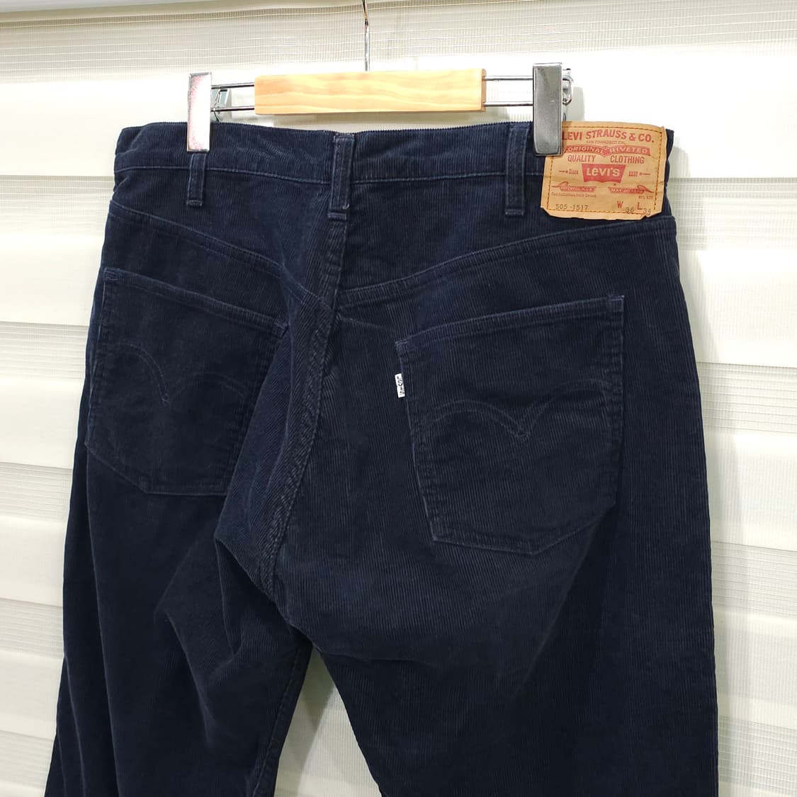 70s 리바이스 505-1517 코듀로이 칠부팬츠- 34-35정도 상품이미지2