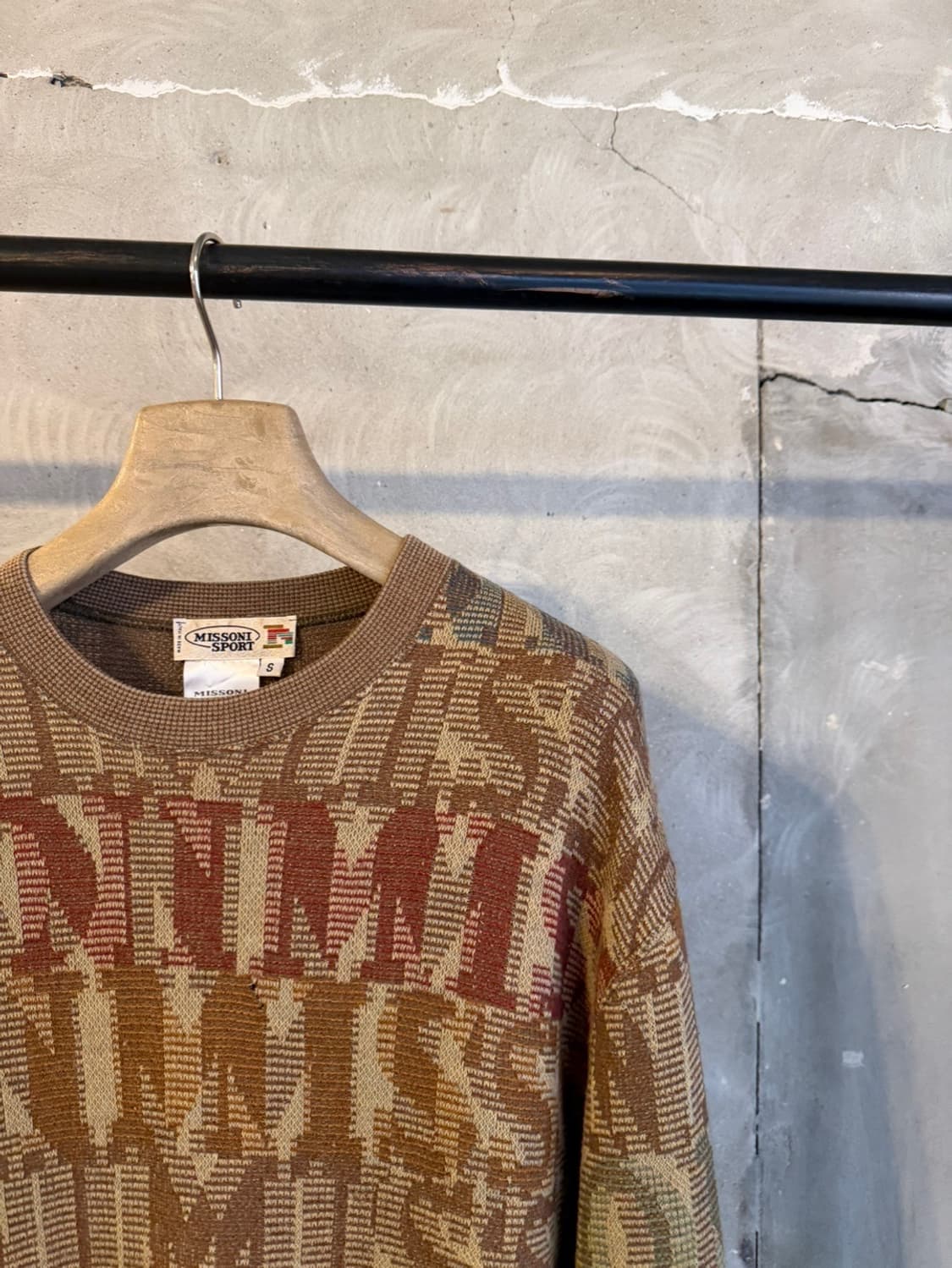 미쏘니 그래픽 니트 105 상품이미지4