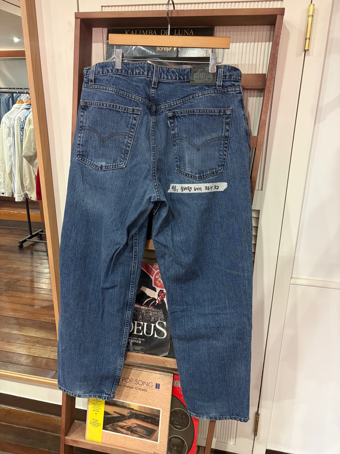 J39 90s 리바이스 실버탭 배기 데님팬츠 36X32 상품이미지5