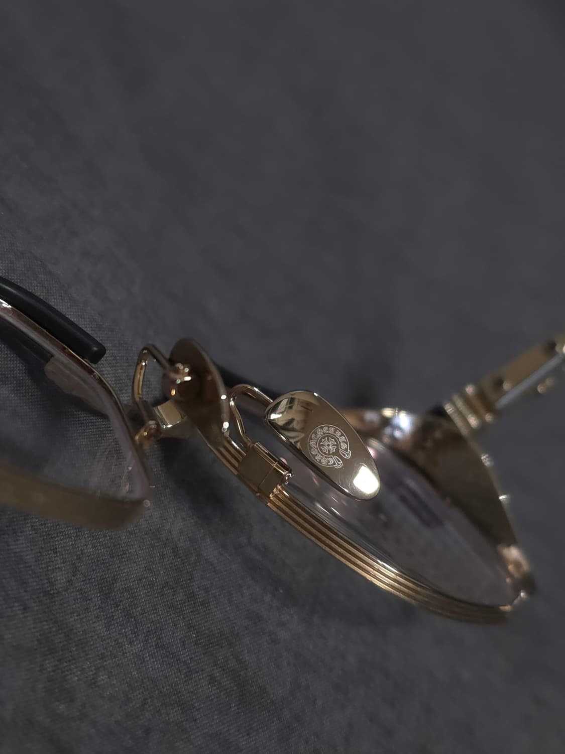 [OS] 크롬하츠 르그마 안경 매트블랙 골드 상품이미지10