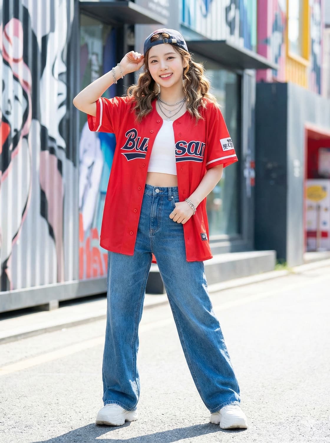 롯데 자이언츠 부산(BUSAN) 레드 유니폼 상품이미지1