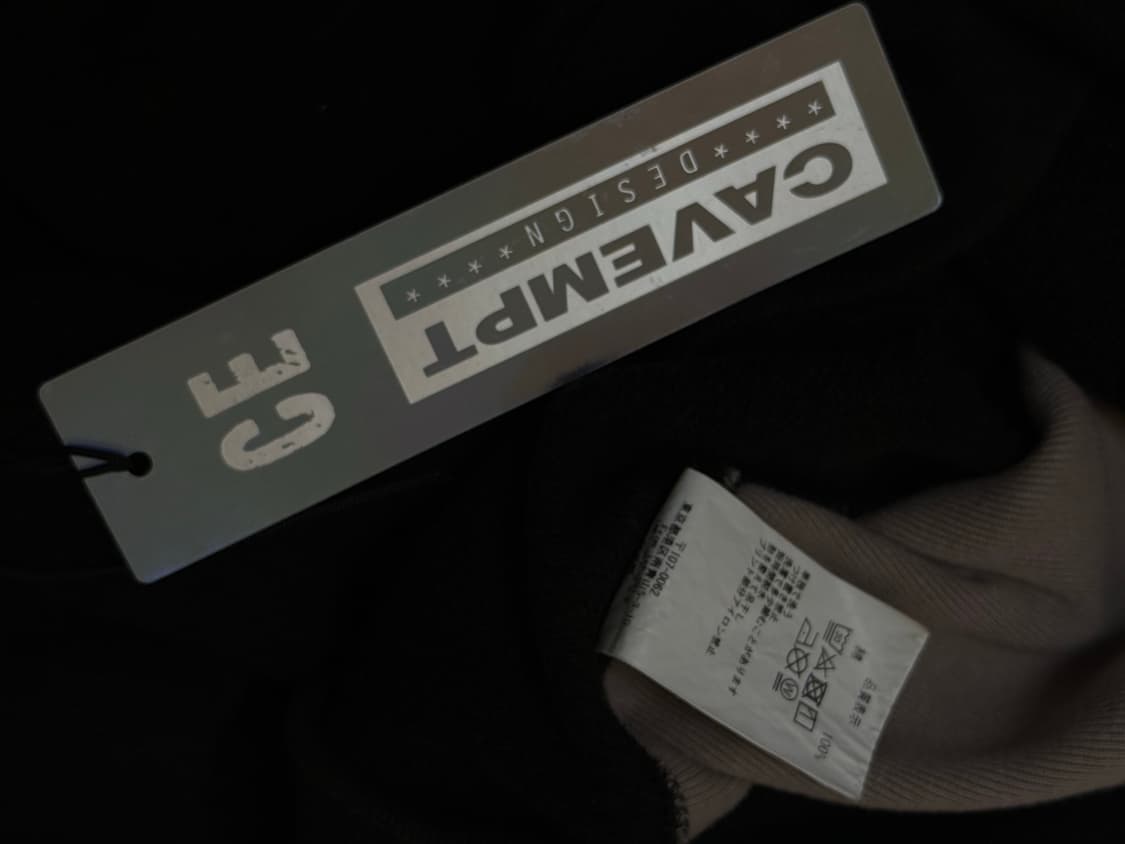 Cav Empt Dichromatic hoodie black gray 상품이미지5