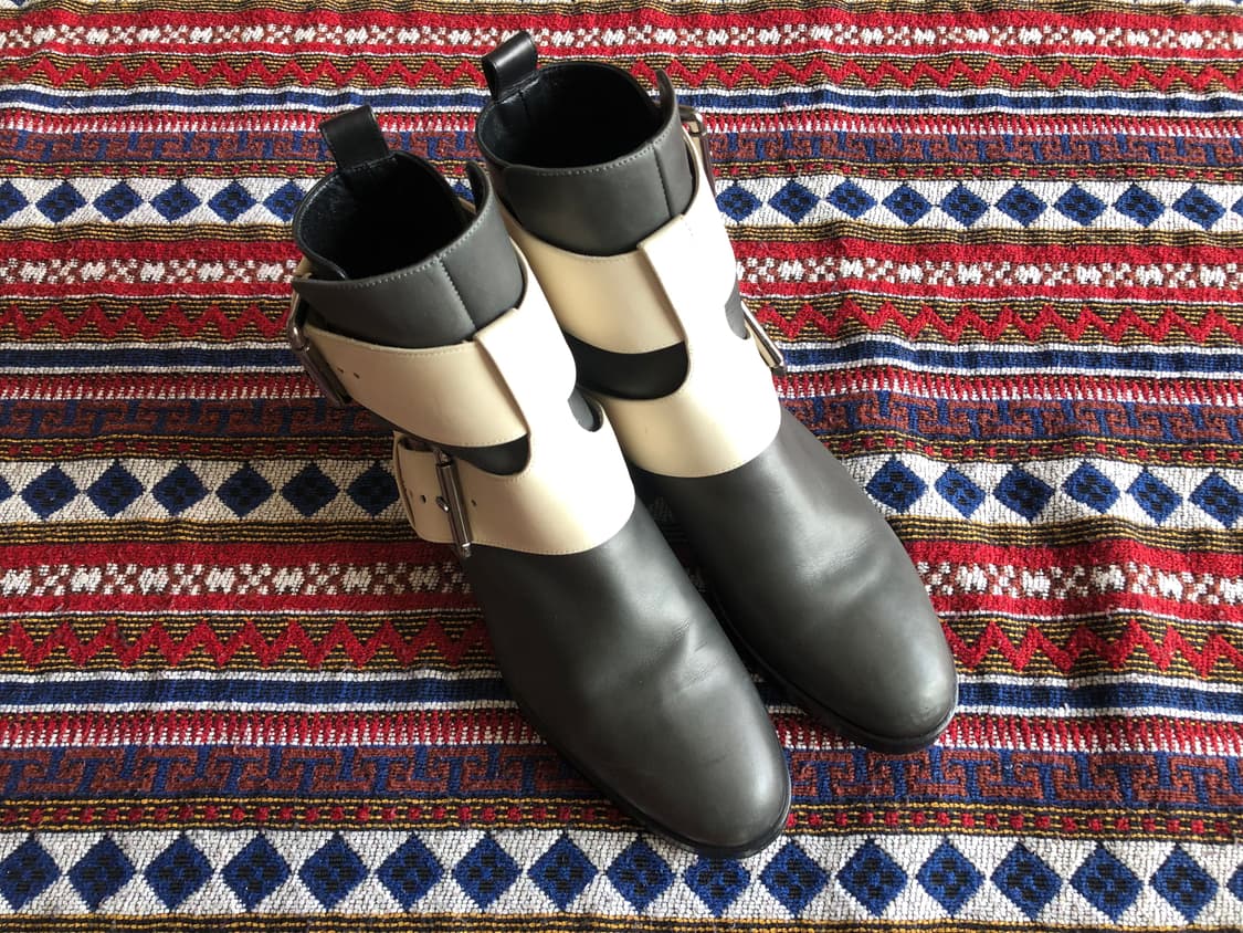 피에르하디 레더 버클 앵클 부츠 240 상품이미지2