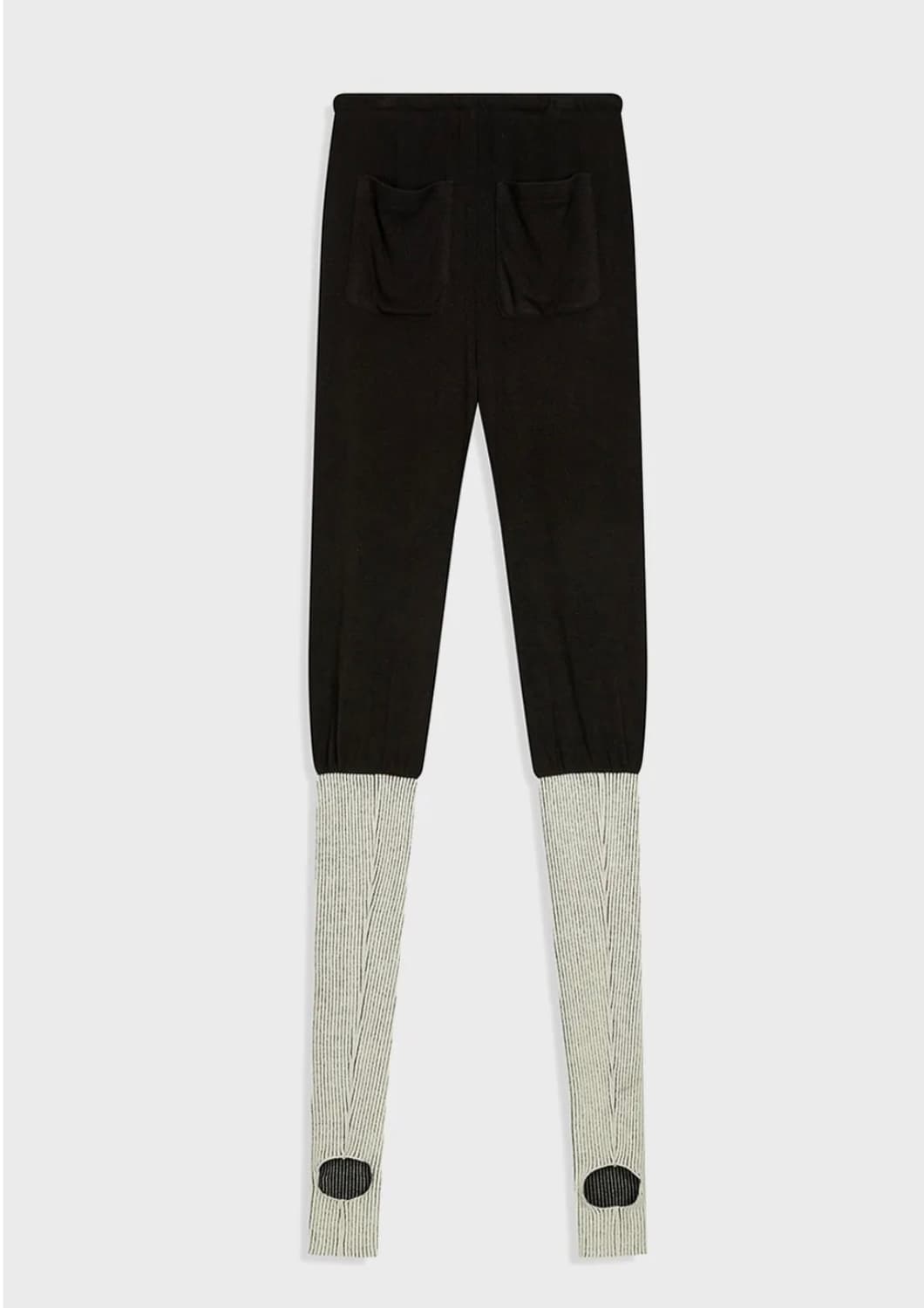 오픈와이와이 LAYERED KNEE SOCKS PANTS (BLACK) 상품이미지4