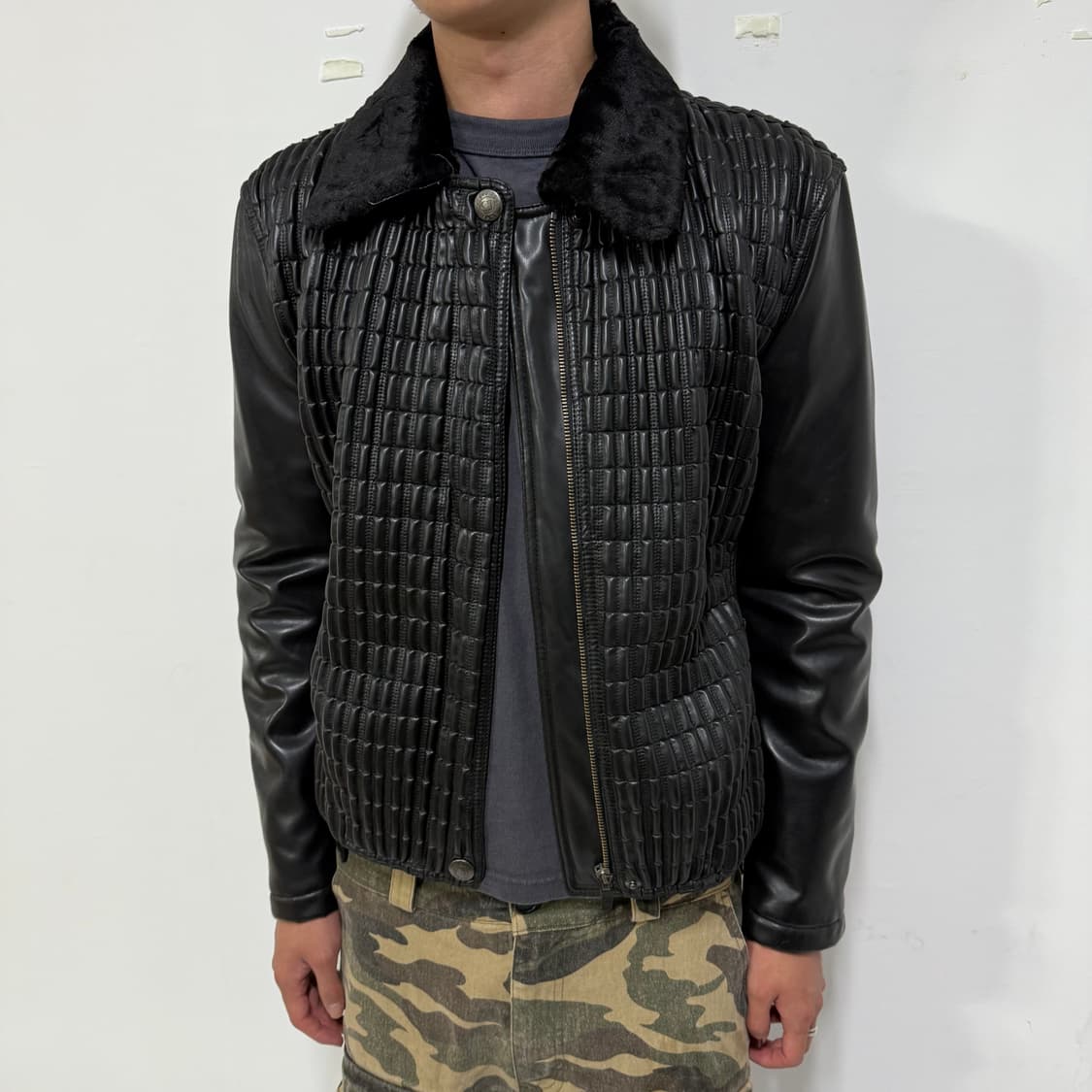 Cavalli 이태리 레더자켓  상품이미지4