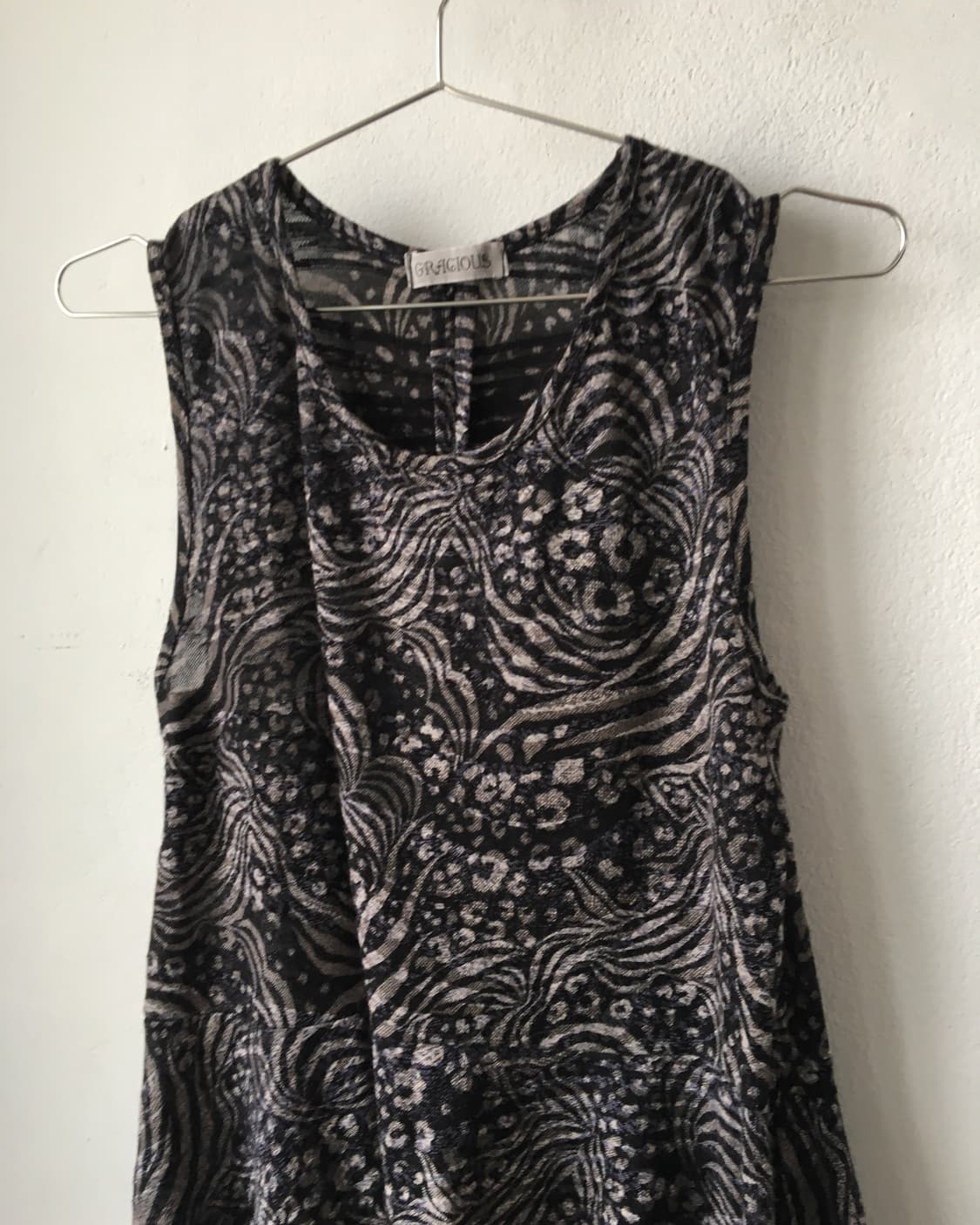 Unbalanced pattern sleeveless 상품이미지4