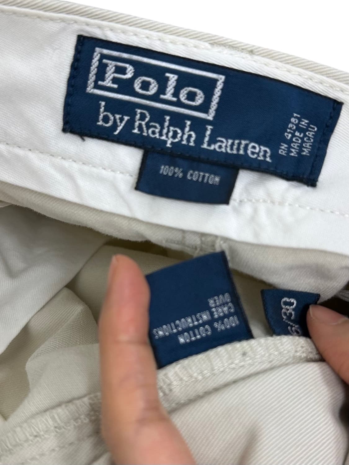 00s 폴로 치노팬츠 아이보리 (36)  상품이미지9