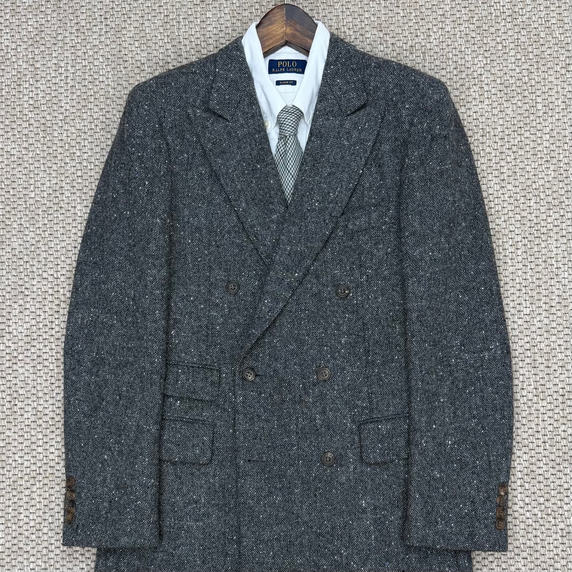 폴스튜어트 네프 트위드 더블 브레스티드 자켓 상품이미지2