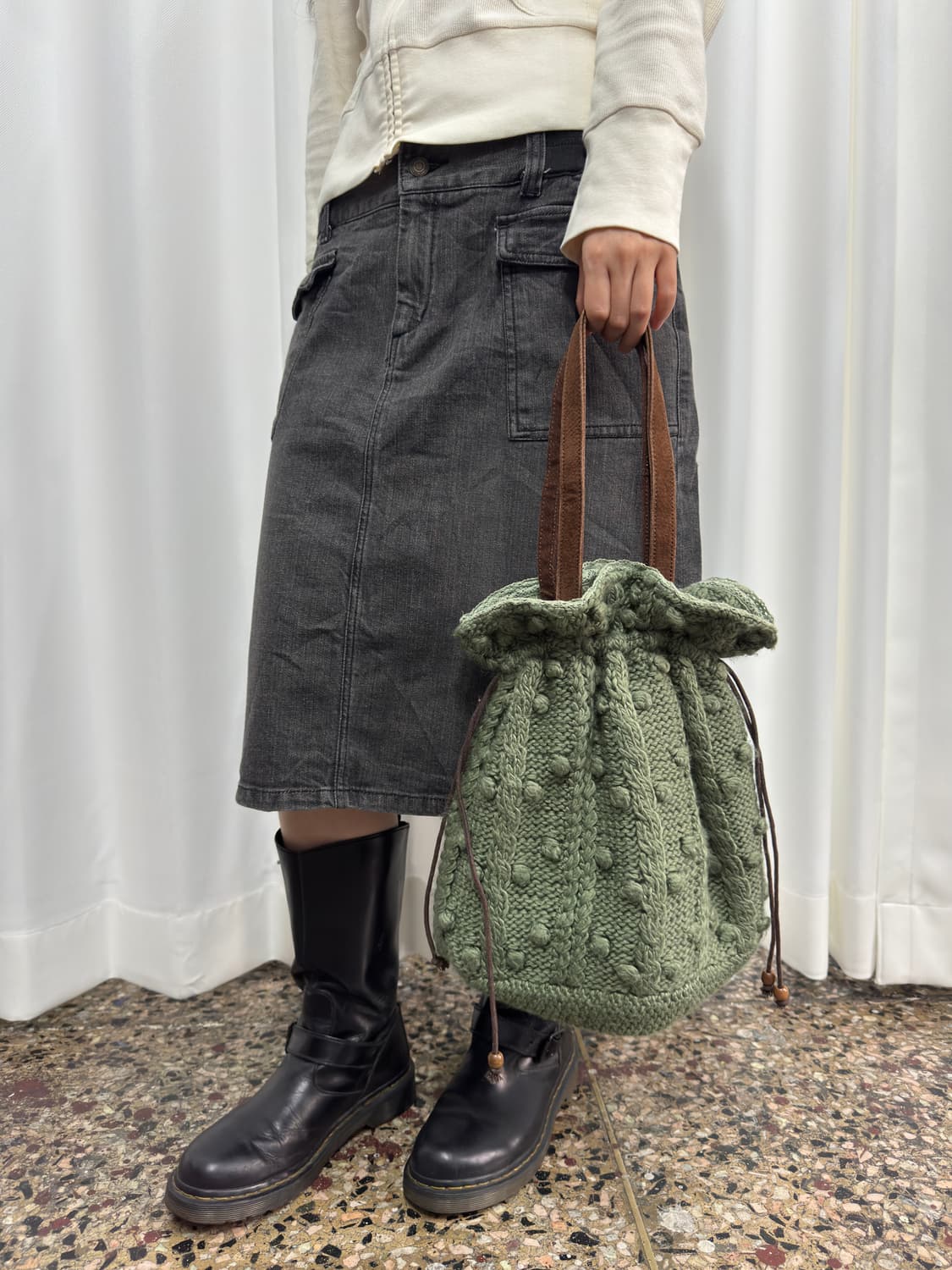 mori knit string bag 상품이미지6
