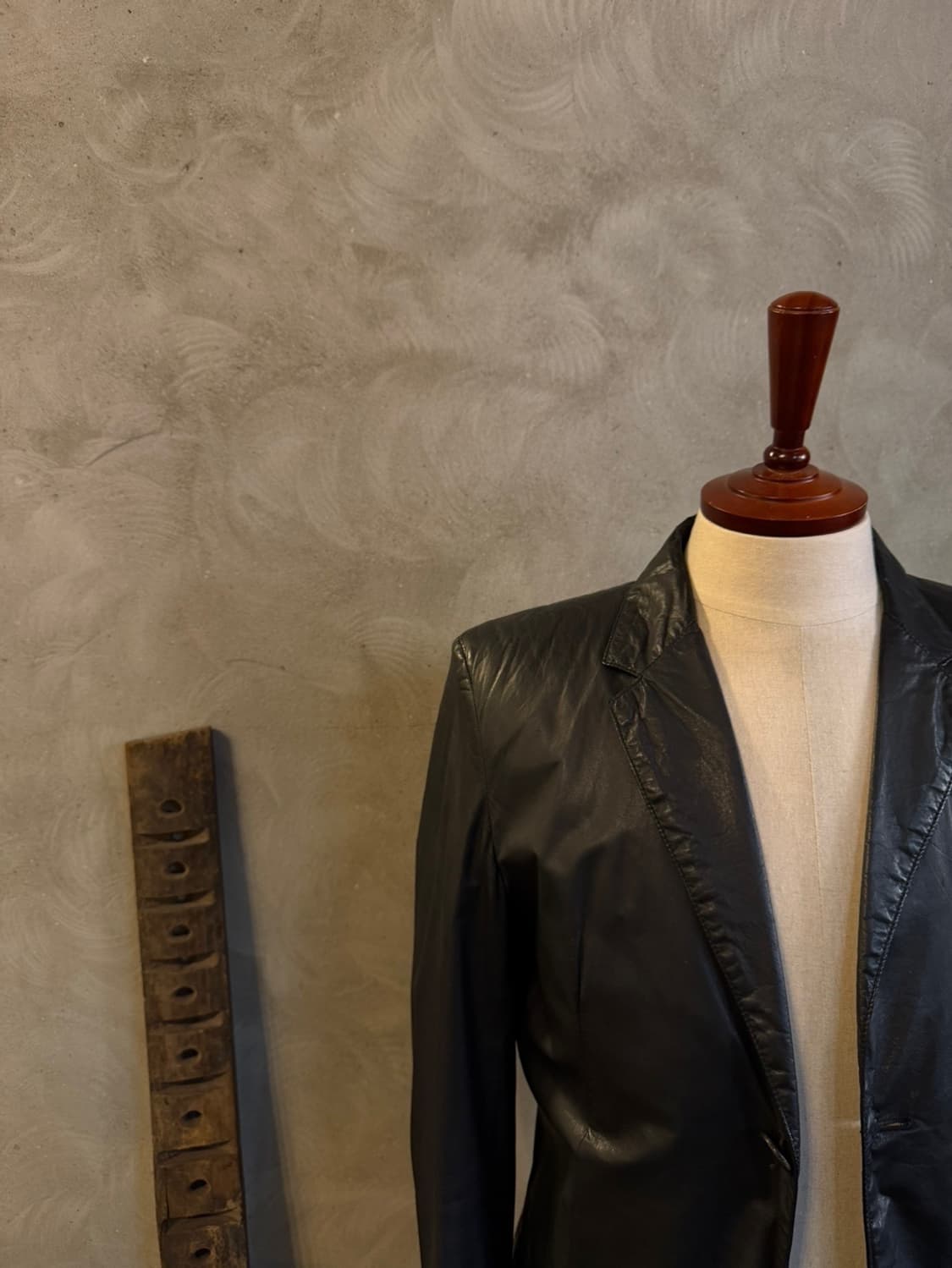 알렉산더 맥퀸 램스킨 레더 테일러드 자켓 100 상품이미지2