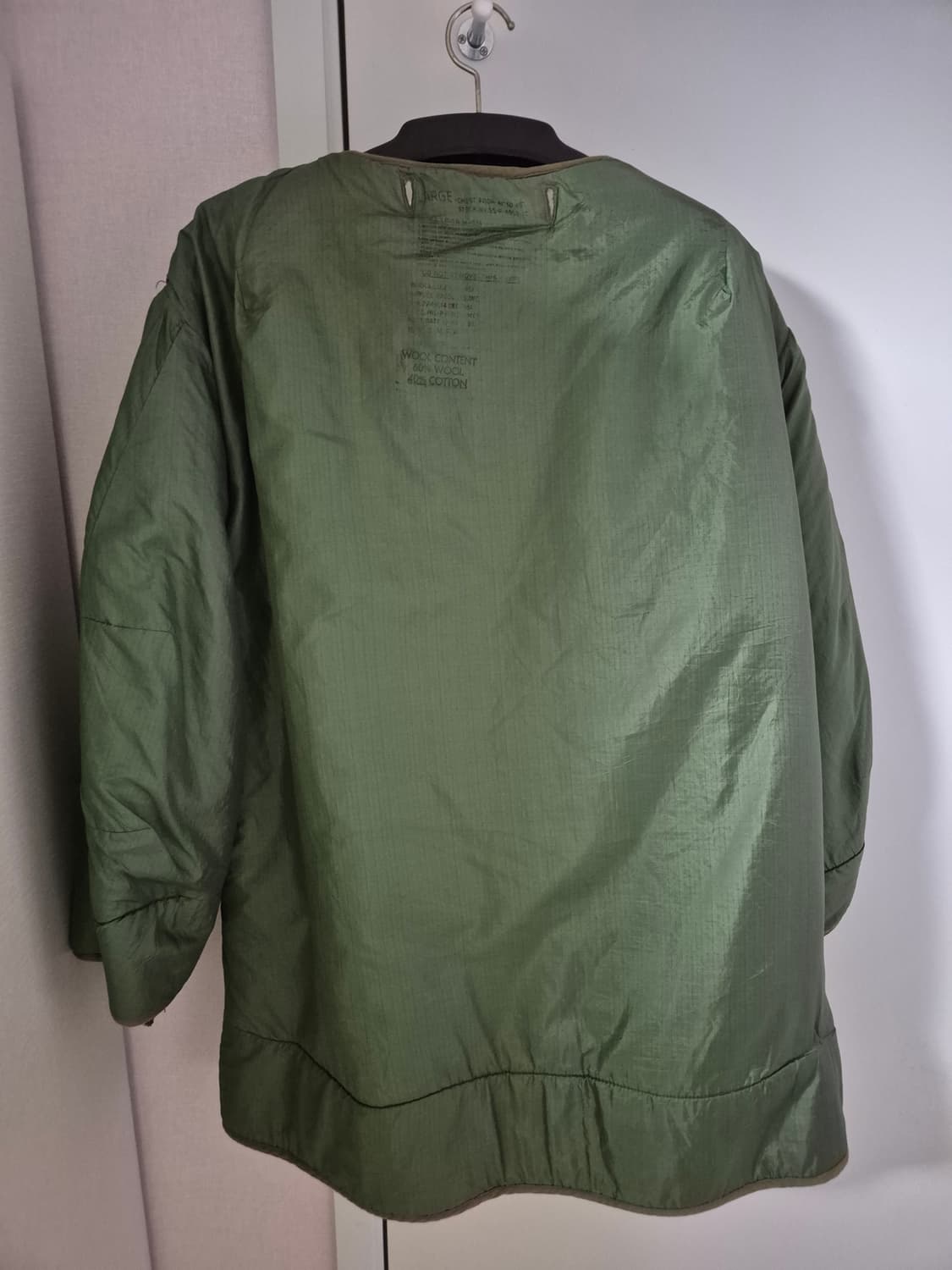 미군 오리지널 M51 (M-1951) 피쉬테일 파카 양털내피 라지 민트급 상품이미지7