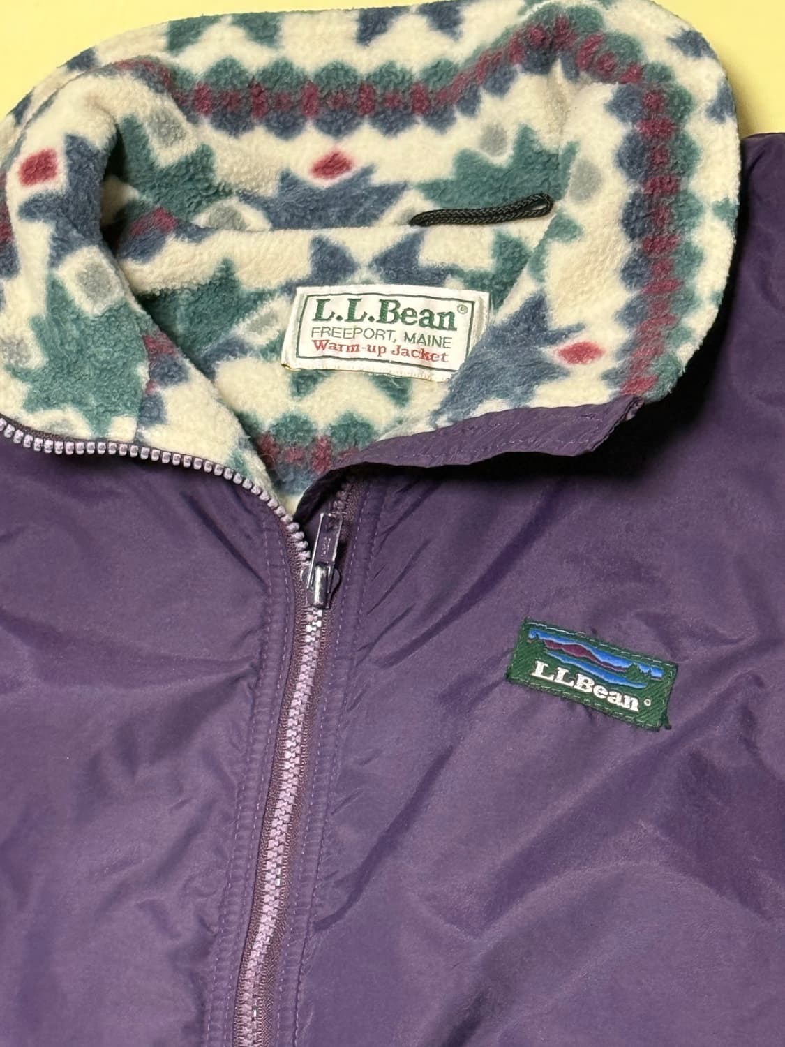 엘엘빈 아즈텍 웜업 플리스 집업 자켓 80s 상품이미지3