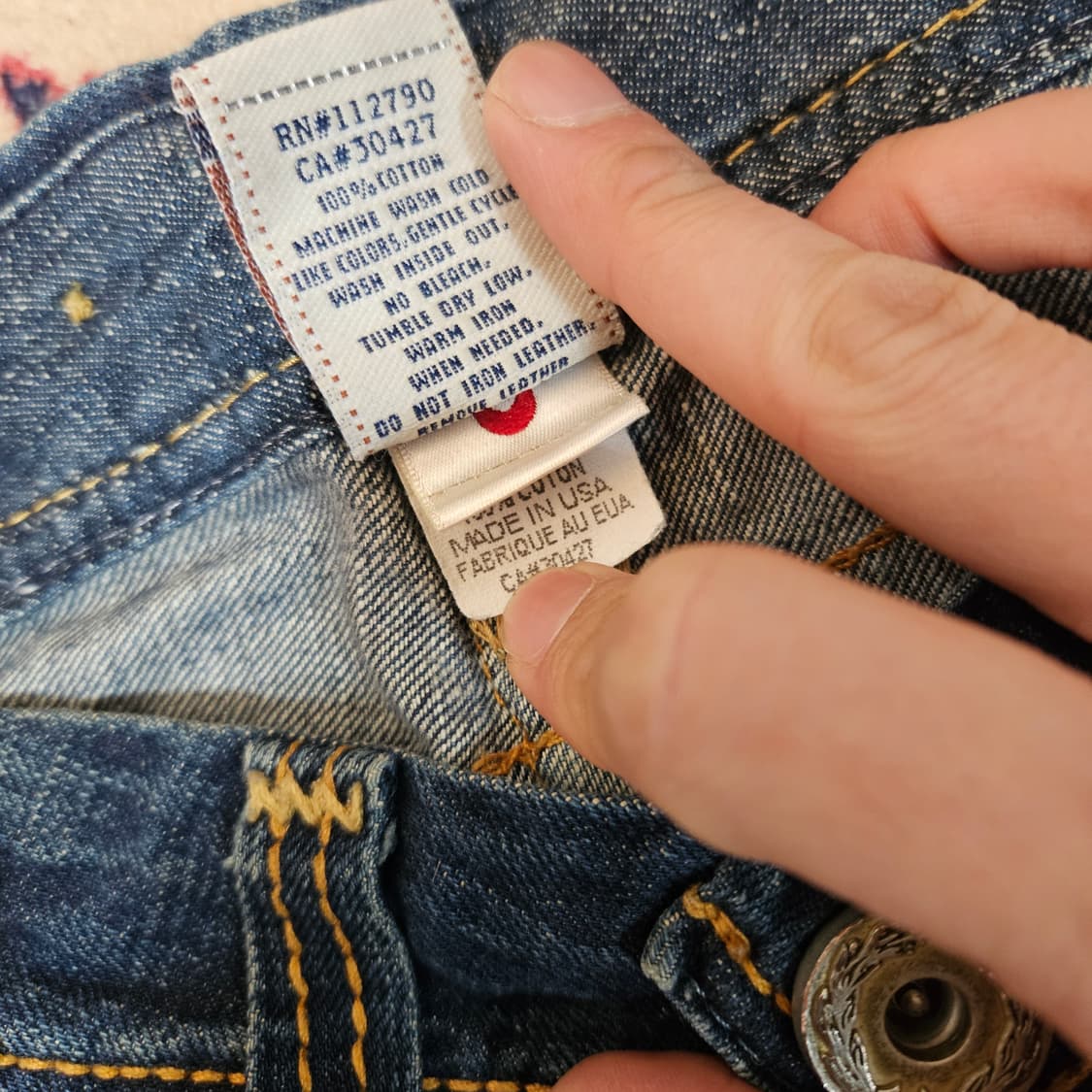 트루릴리젼 AVA BIG T 로우라이즈 세미 부츠컷 상품이미지8