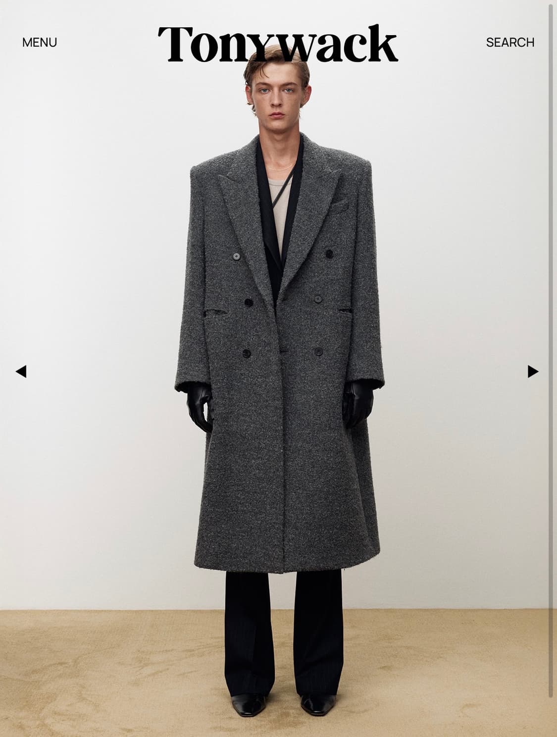 토니웩 울 알파카 더블코트 M 상품이미지1