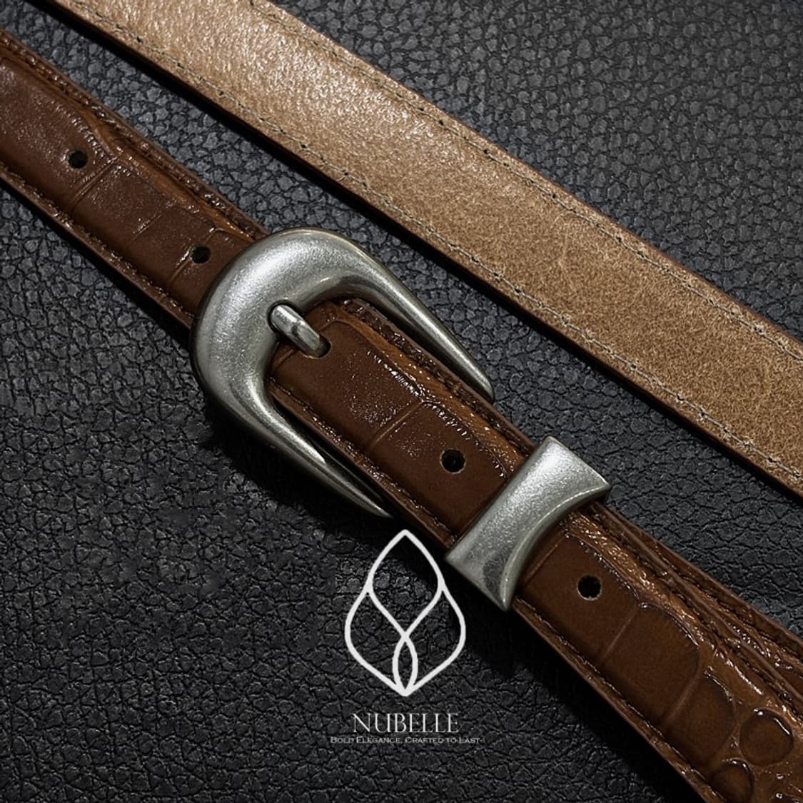 🌗 Alligator western belt / 크로커다일 웨스턴 벨트 상품이미지3