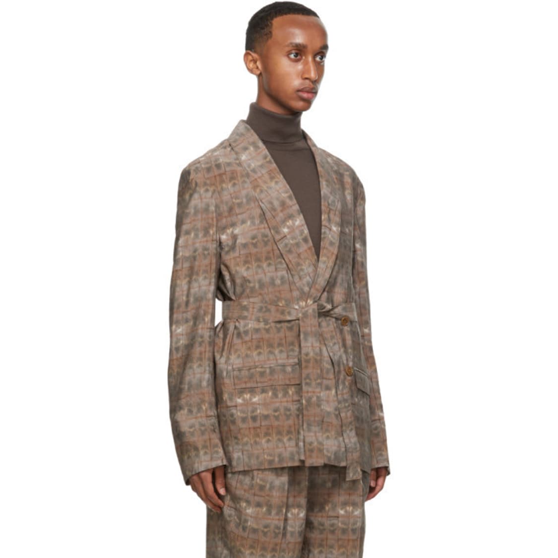 르메르 벨티드 팬츠 Lemaire Rusty pink brick 새상품 상품이미지2