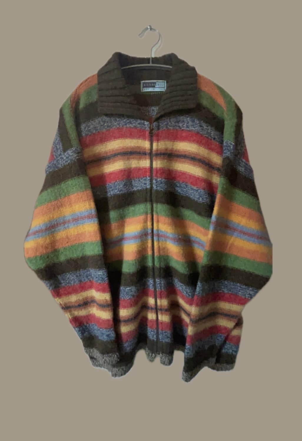 빈티지 레인보우 니트 가디건  상품이미지1