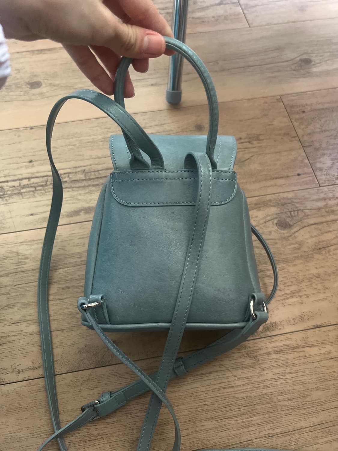 어반드레스 미니 백팩 블루 상품이미지3