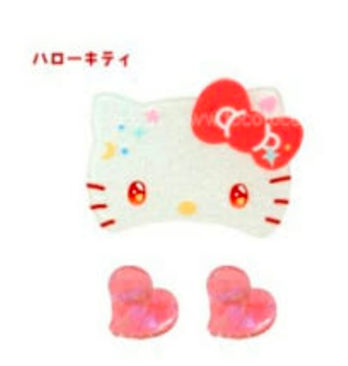 산리오 헬로키티  헤어클립 헤어핀1 머리핀2 3개세트 상품이미지3