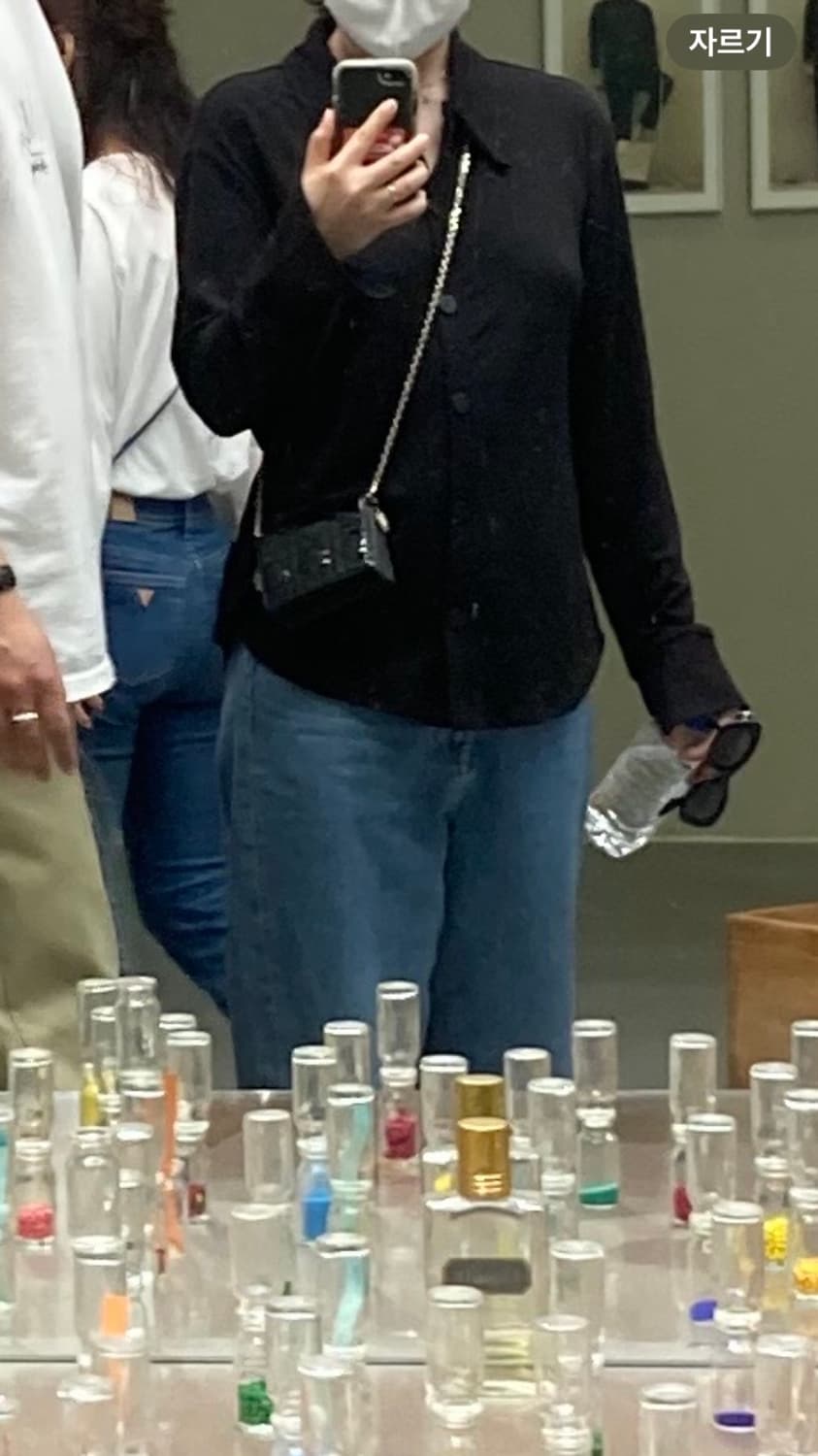 디올 아코디언 지갑 체인 상품이미지3