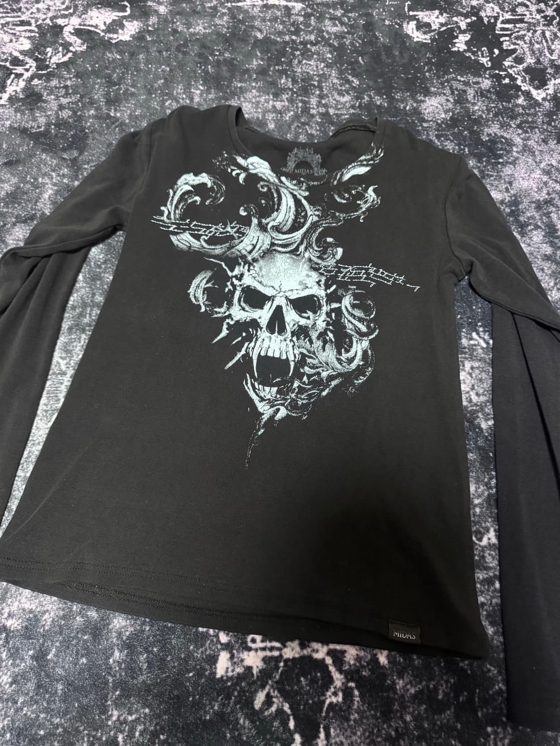 Midas 00s Skull Design Long Sleeve 상품이미지2