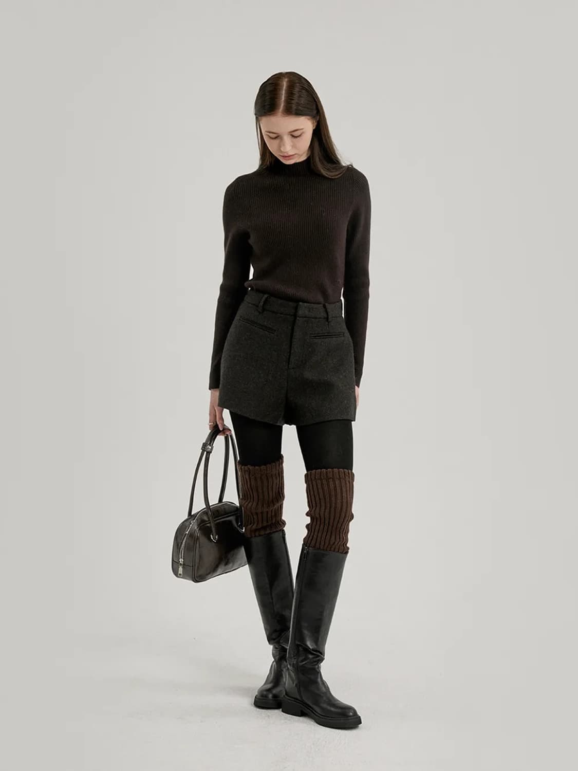 에쓰투와이씨 S2YC 울 숏 팬츠 블랙 M 상품이미지1