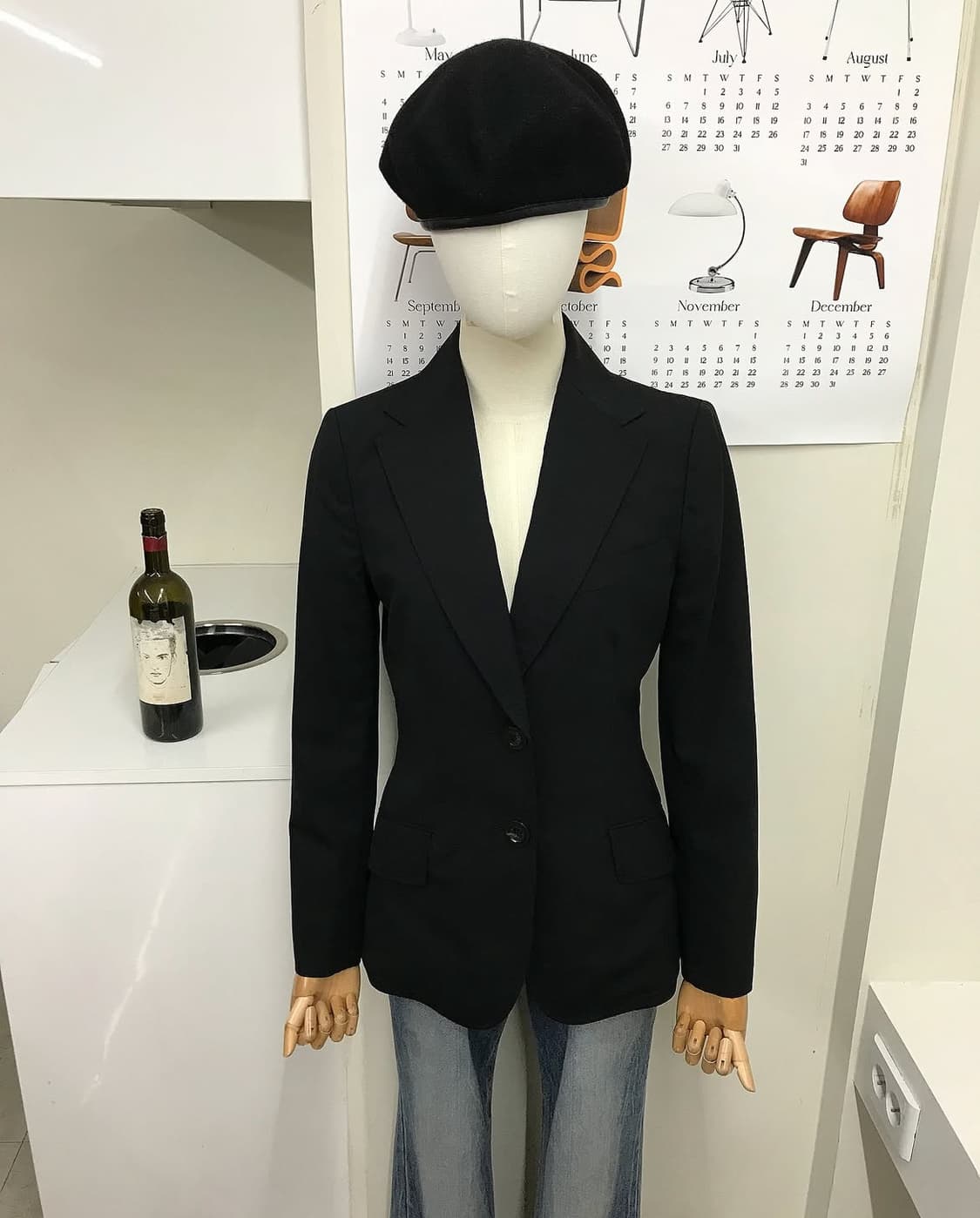 버버리 블랙 울 블레이저 자켓 상품이미지6