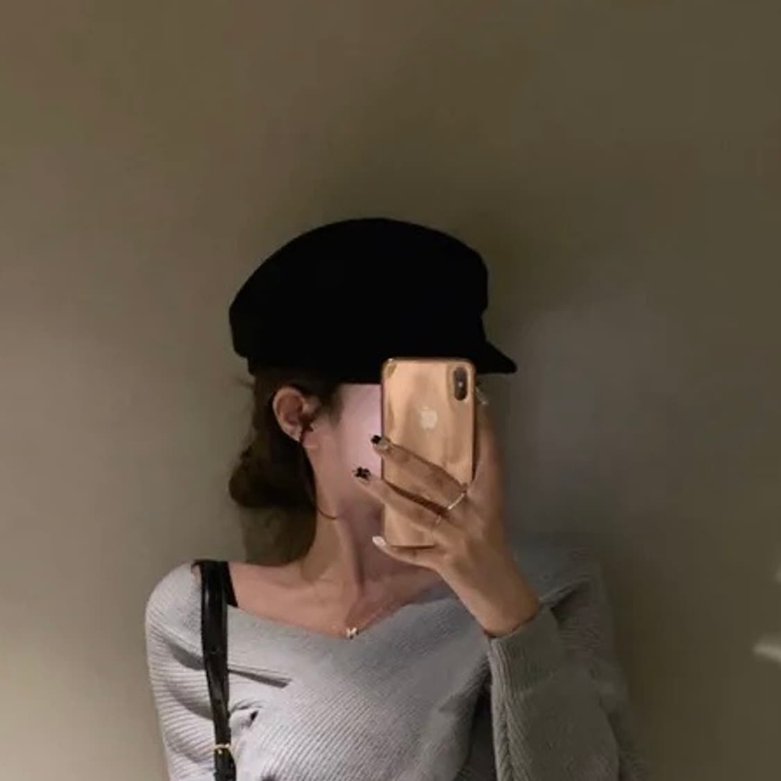 파리 헌팅캡 울베레모 블랙 상품이미지2