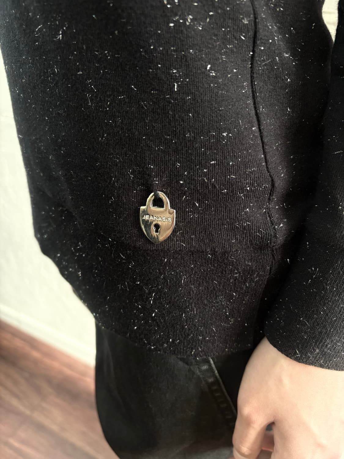 Glitter V-neck Long Sleeve 상품이미지3