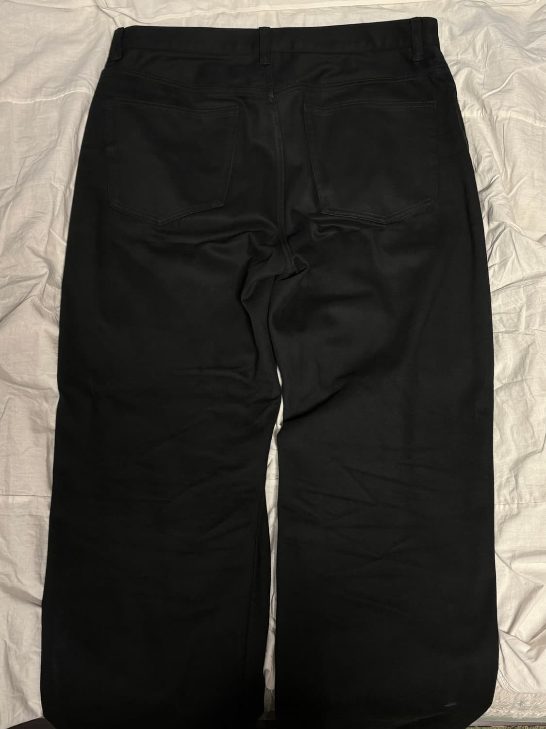 [34-35] 아르켓 mist 세미와이드 블랙 데님 상품이미지2