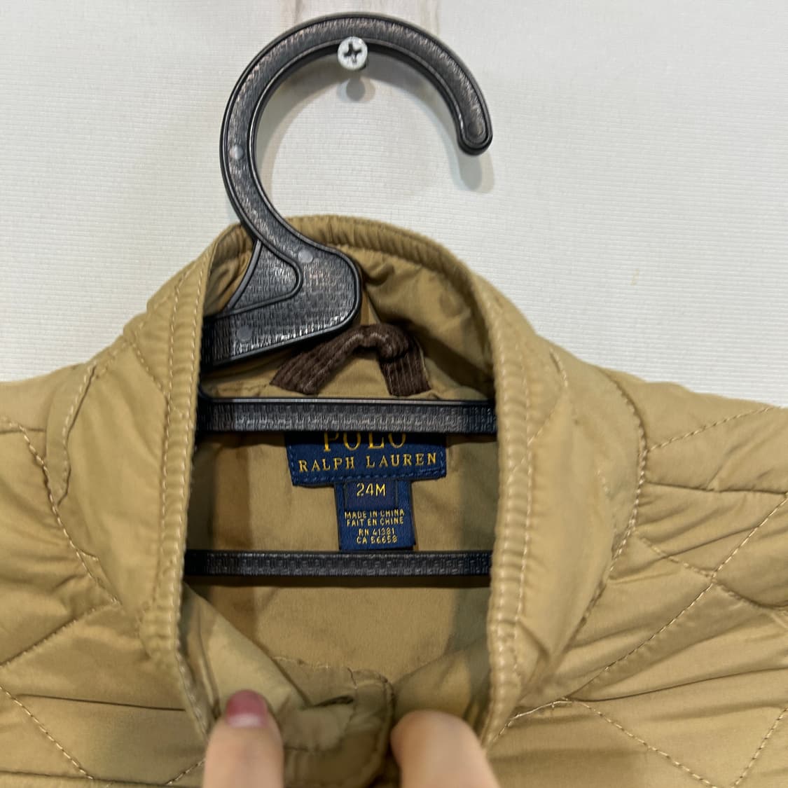 폴로 랄프로렌 키즈 퀄팅 자켓 24M 상품이미지2