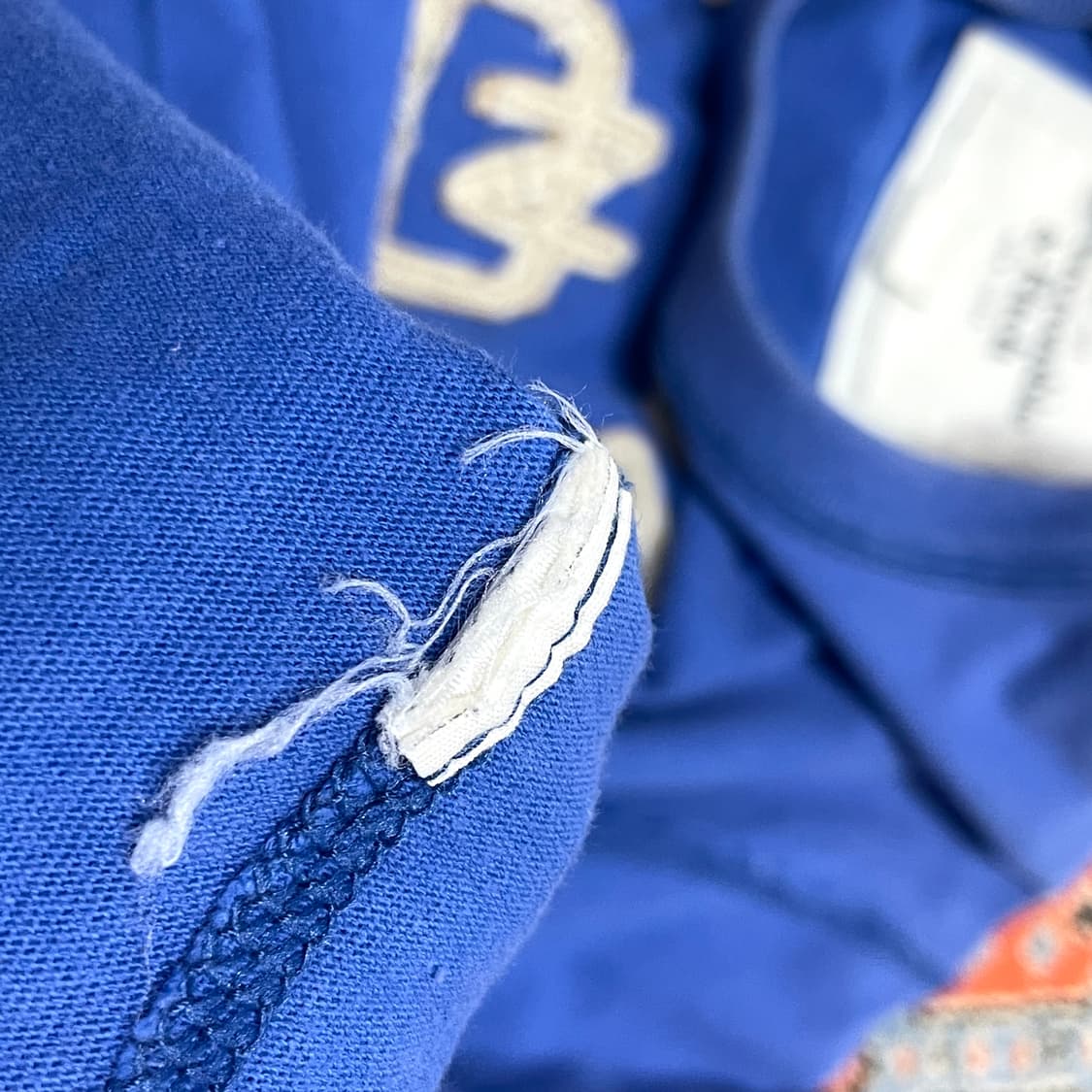 아베크롬비 스펠로고 블루 긴팔티셔츠 남성L 상품이미지6