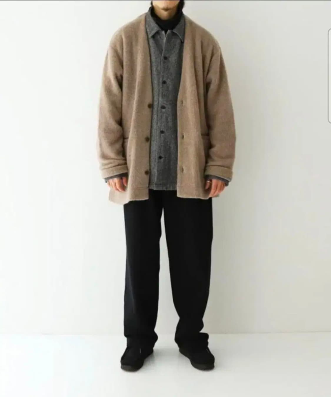 네스트로브컨팩트 울 브러시 오버 가디건 상품이미지3